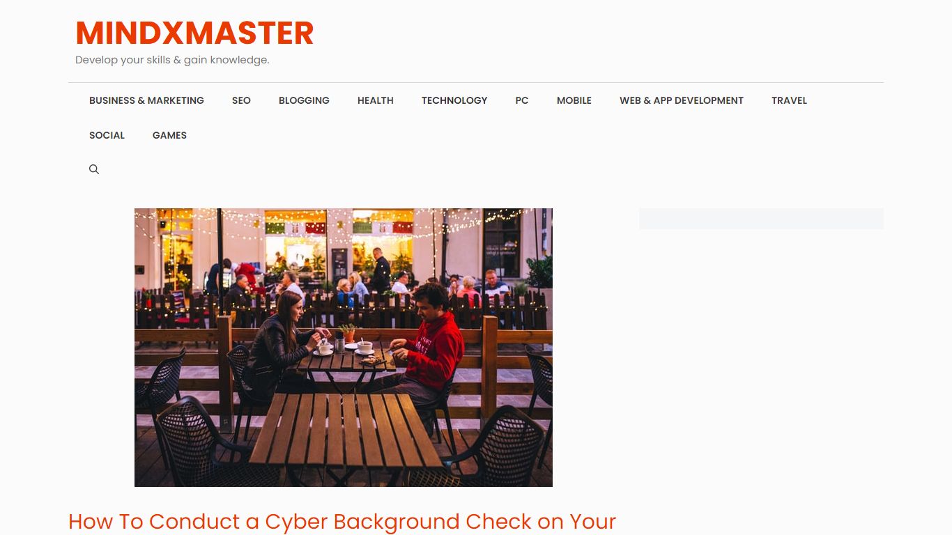 How To Conduct a Cyber Background Check on Your Date